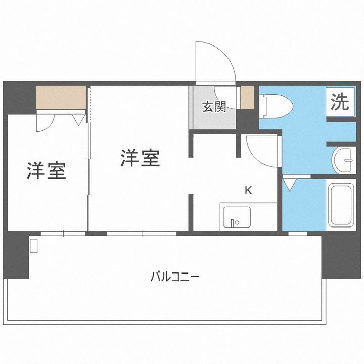 グランフォーレ箱崎アネックスの間取り