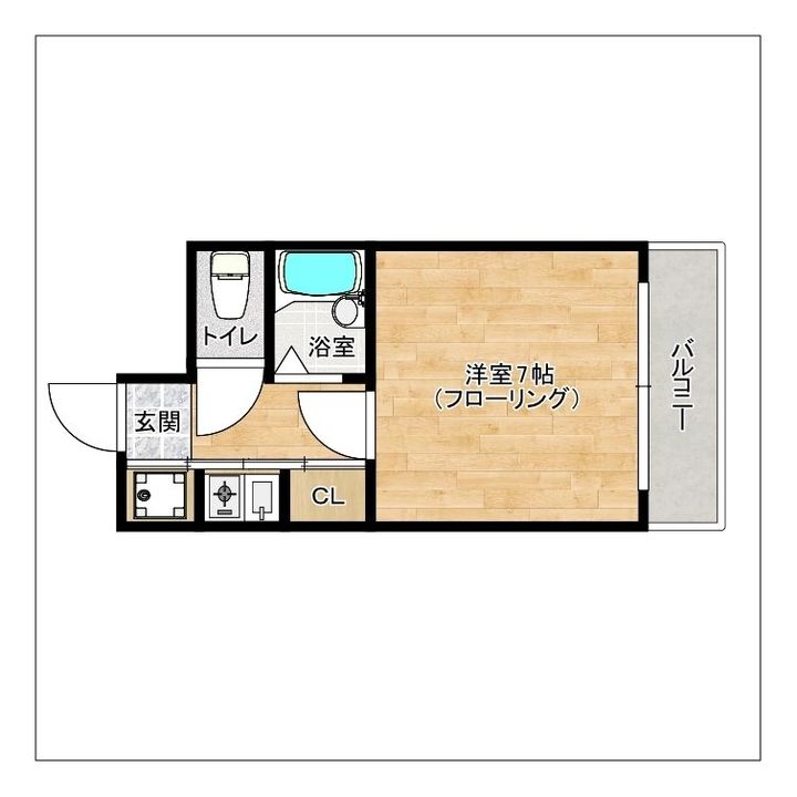 ピュアドームエレガンテ平尾の間取り