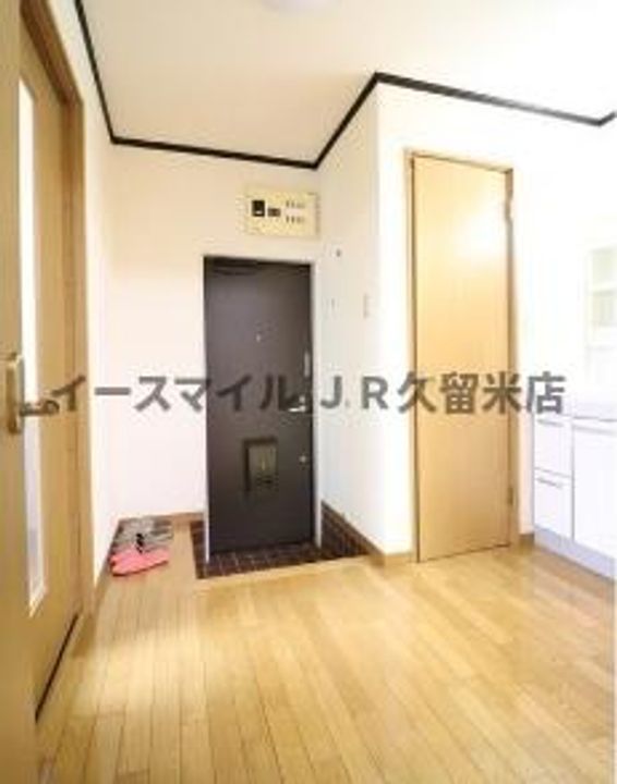 福岡県久留米市南薫町(一戸建)の賃貸物件の玄関