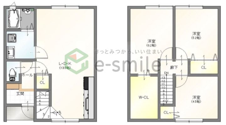 ヴェルジュ荒木C棟の間取り