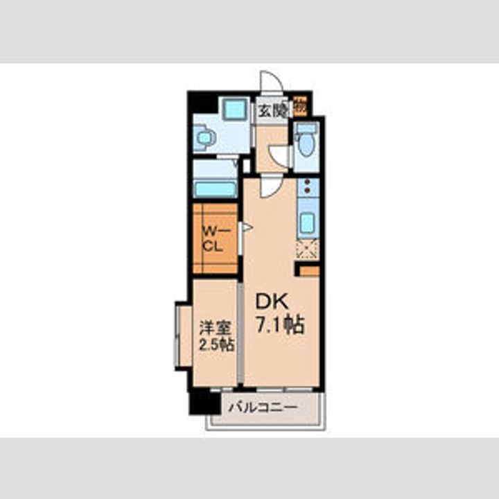 ギャラクシー空港西の間取り