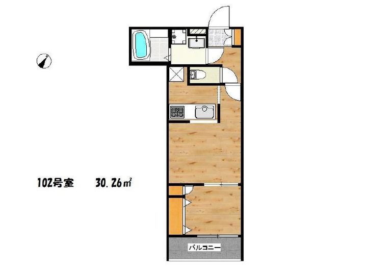 KH箱崎東の間取り