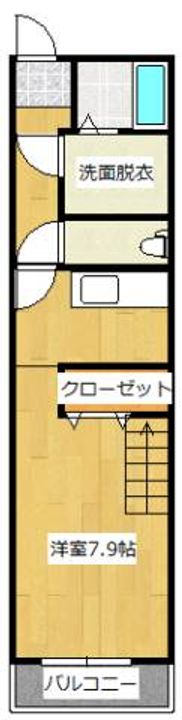 サンマリノ津福202の間取り