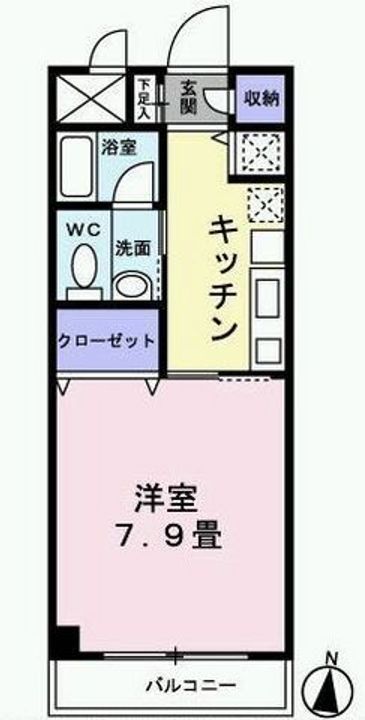 ラフィーネ0302の間取り