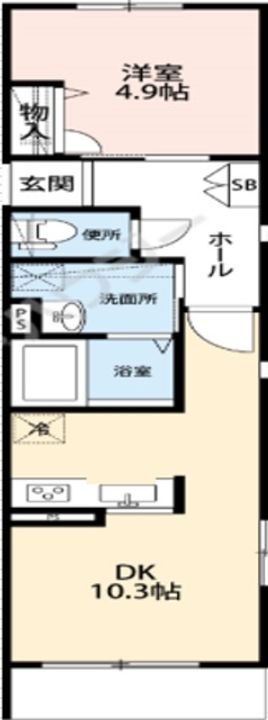 シャトレー宮崎20301の間取り