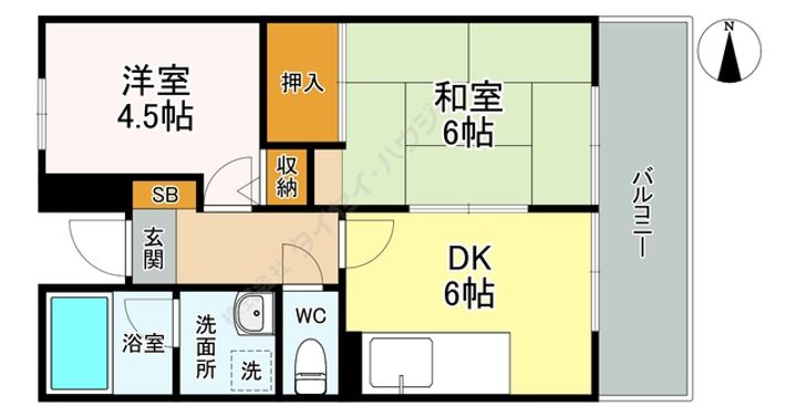 第9エルム大倉山の間取り
