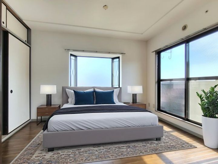 ベルデュール麻生壱番館の寝室