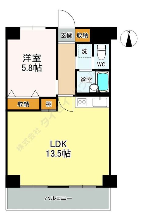 アーツ白金402の間取り