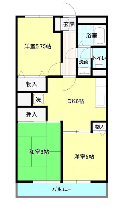 M.Sマンションの間取り