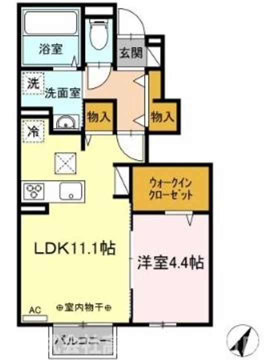 ドゥ・マリアージュⅢの間取り