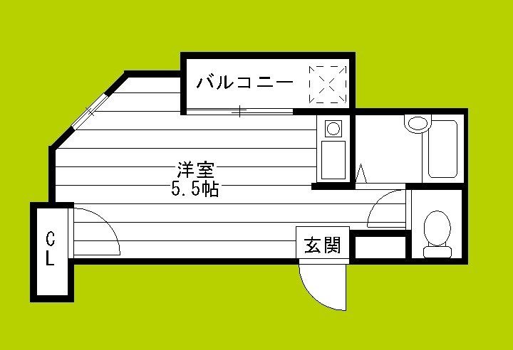 Cube豊新の間取り
