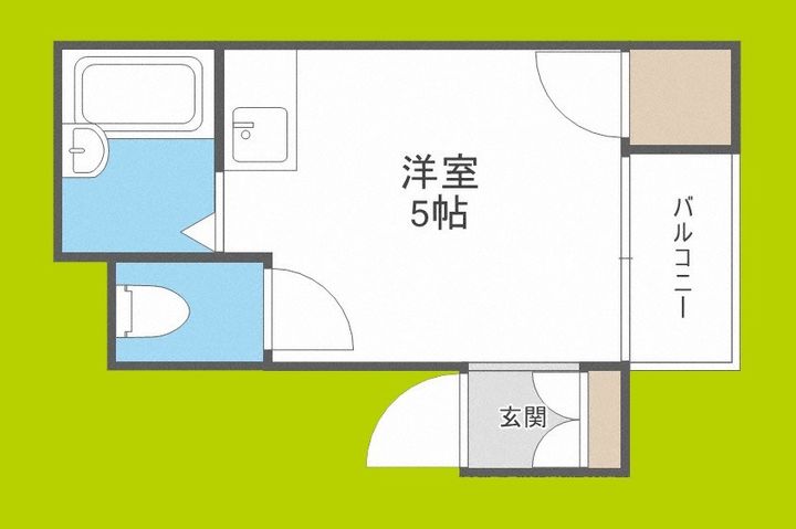 Cube豊新の間取り