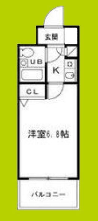 シティアリーナ阿波座西の間取り