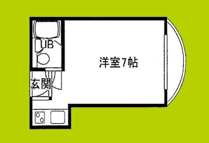 コーポピア玉出の間取り