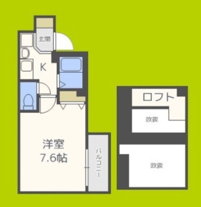 エステムコート大阪・中之島南の間取り