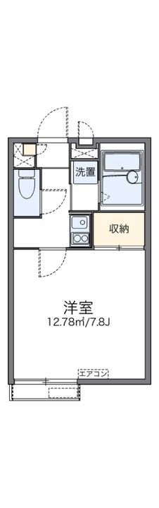 レオパレス外環富田林IIIの間取り