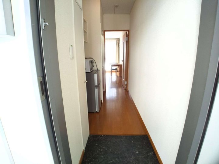 レオパレスさくらの玄関