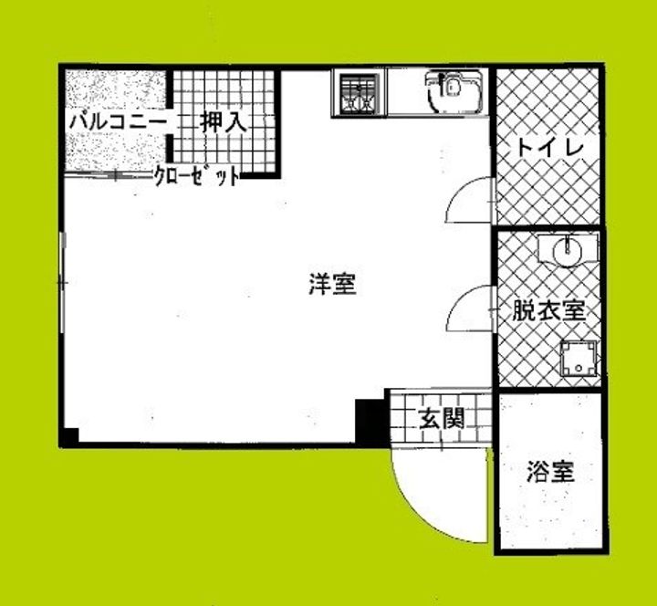 コーポ今福の間取り