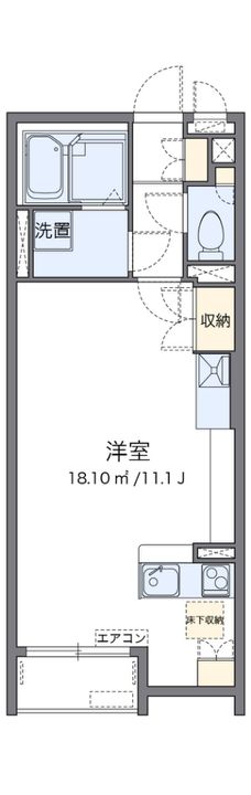レオネクストAZALEAの間取り