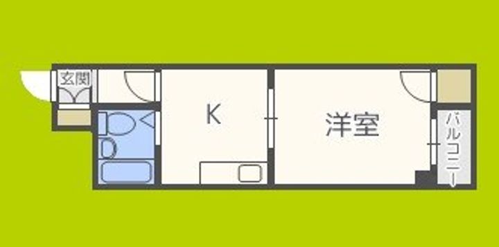 メゾンド針中野の間取り