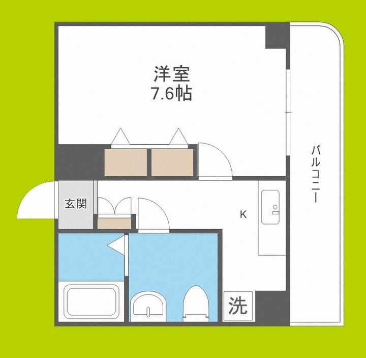 ドミール桜川の間取り