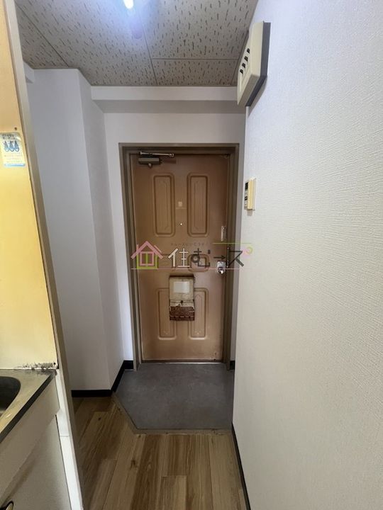 都島セントラルマンションの玄関