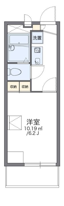レオパレスアビコの間取り