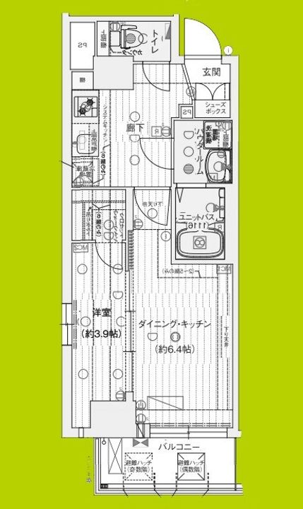 ソルテラス甲子園口クレアストの間取り