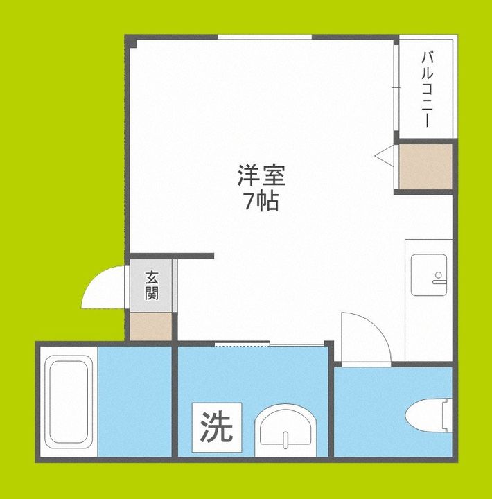 コーポ今福の間取り