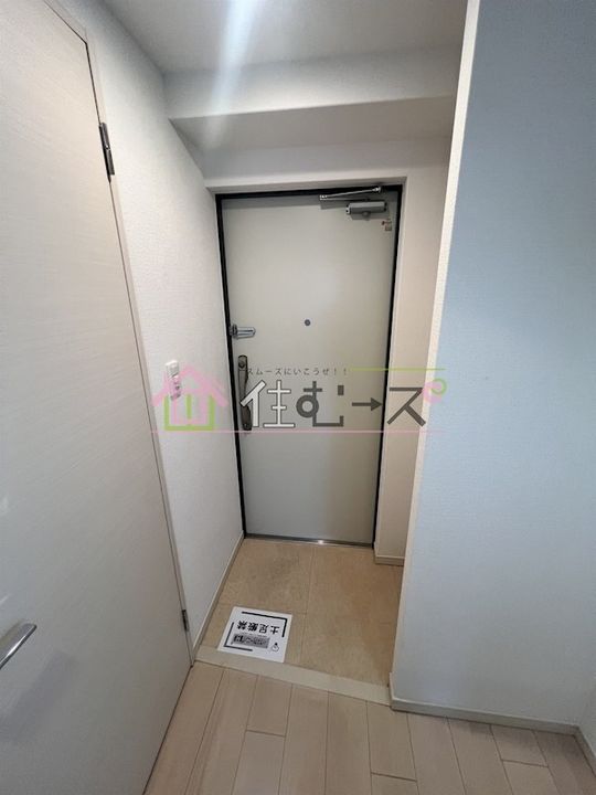 アドバンス上町台プレジールの玄関