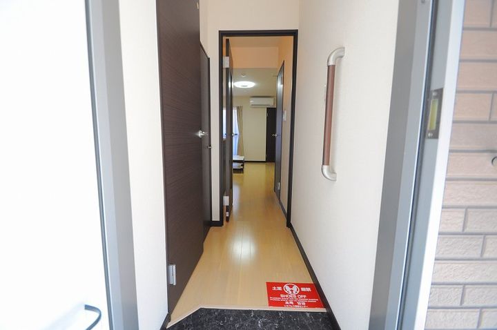 レオネクストハイツ西田の玄関