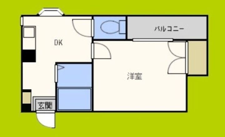 ラパンジール恵美須IIIの間取り