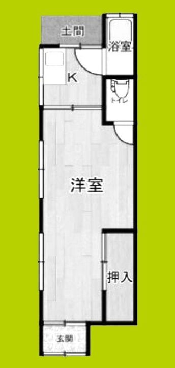 大阪府大阪市此花区西九条4丁目(一戸建)の賃貸物件の間取り