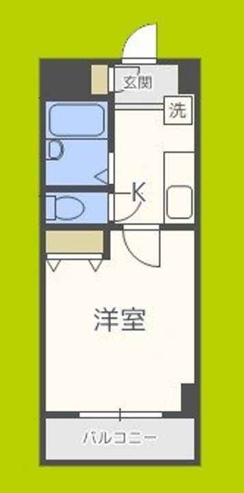 おおきに北梅田サニーアパートメントの間取り