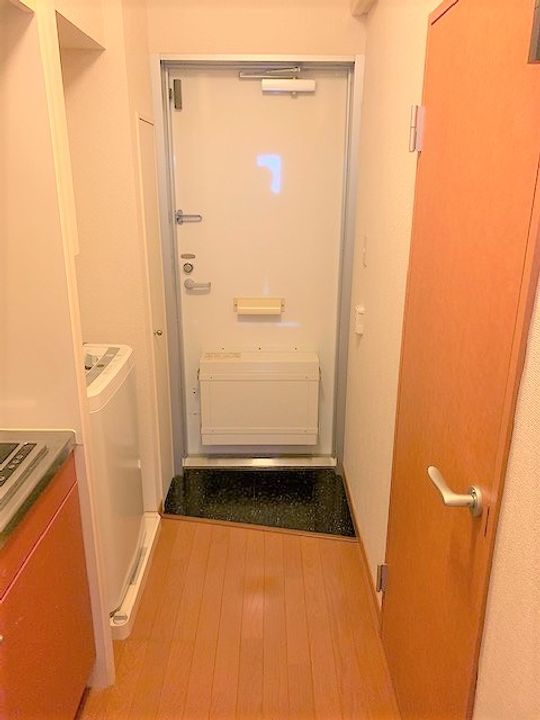 レオパレス昴の玄関