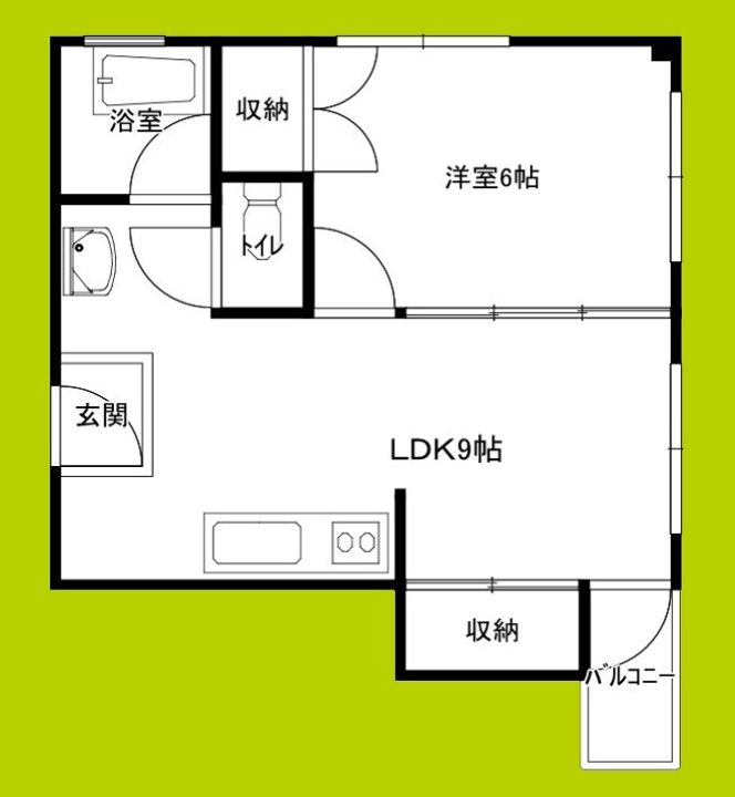 メゾン富地の間取り