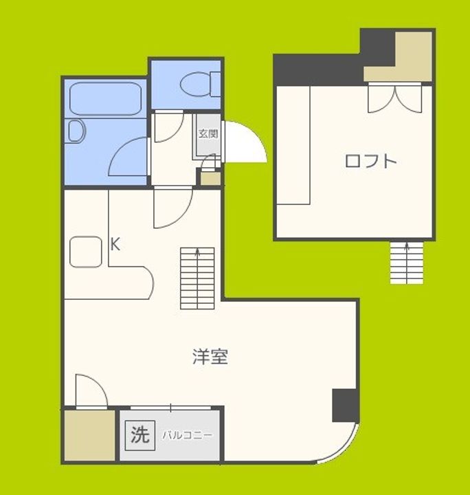 レガーレ玉出の間取り