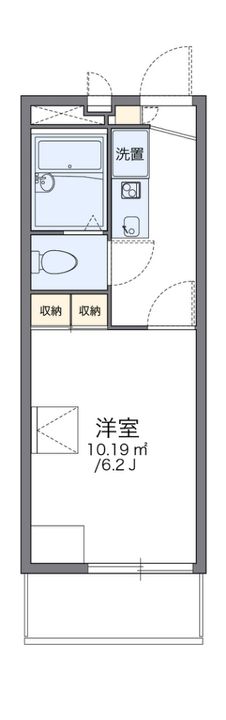 レオパレスPetit・chateauの間取り