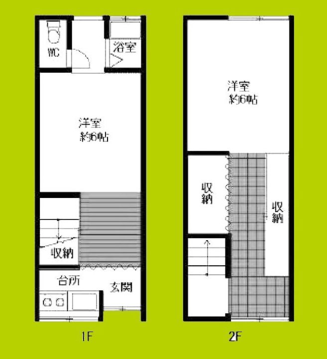 大阪府大阪市住吉区清水丘3丁目(一戸建)の賃貸物件の間取り