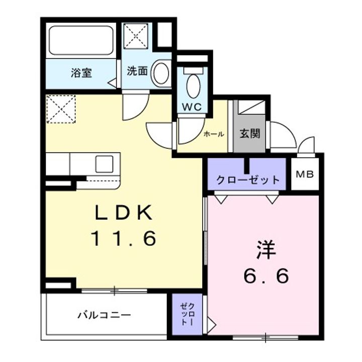 コンパル・りんくうの間取り