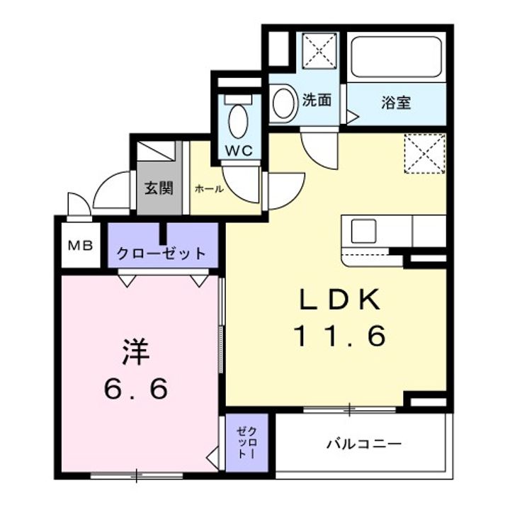 コンパル・りんくうの間取り