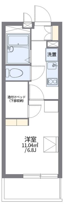 レオパレスロワール千本の間取り