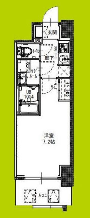 S-RESIDENCE大和田alineの間取り