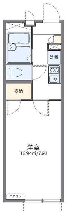 レオパレス富田林西の間取り