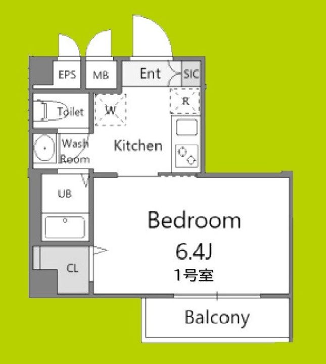 エルマール今里の間取り