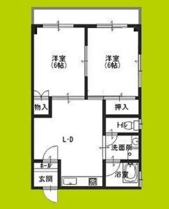 玉出プラザIの間取り