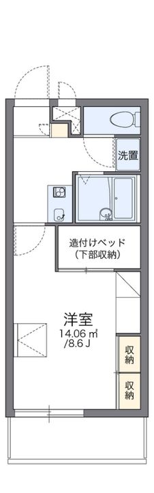 レオパレス平和の間取り