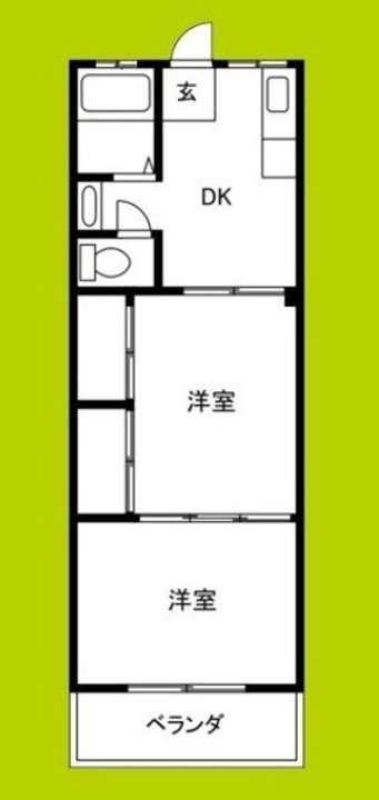 ニューマンション楠木の間取り