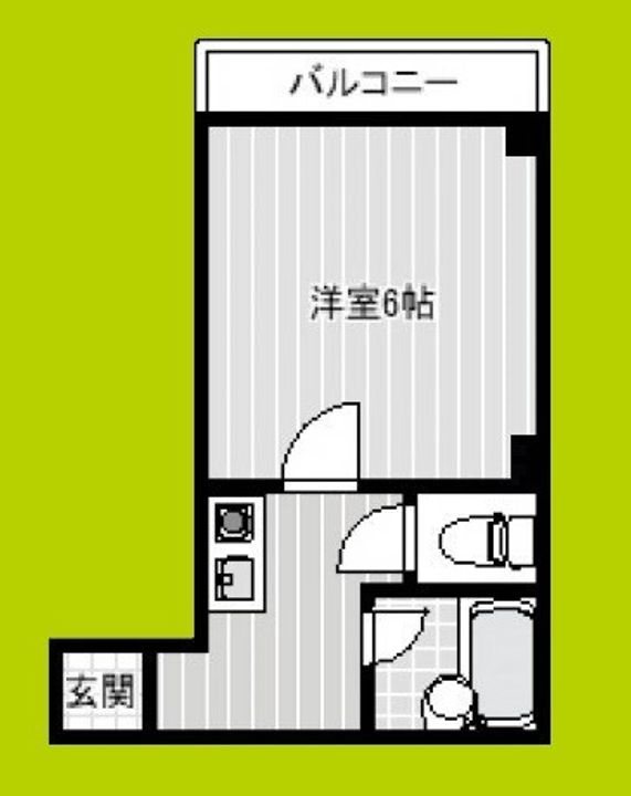 サンフラワー長居の間取り