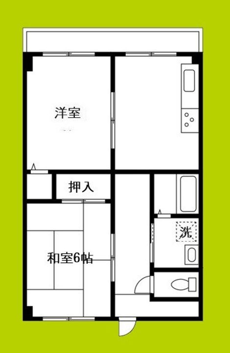 サンシャイン芝田ハイツの間取り